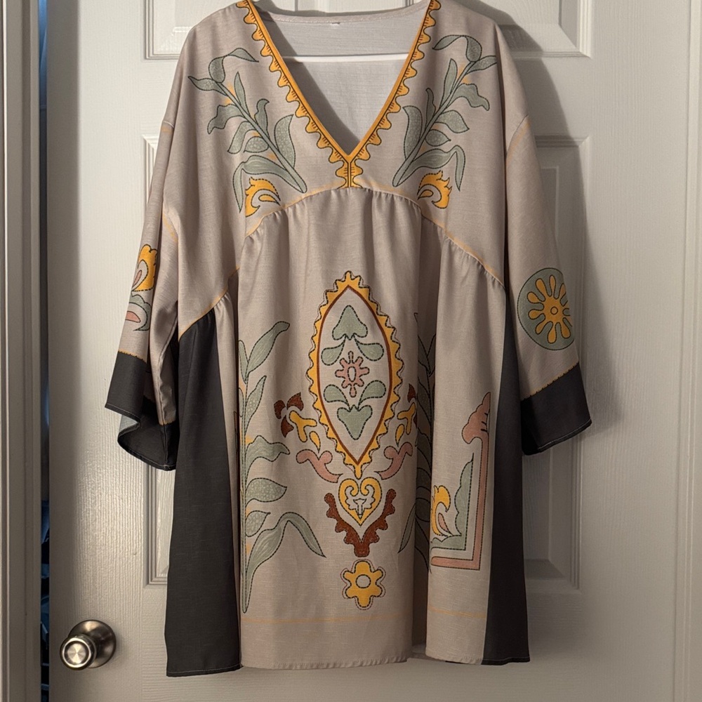 Bohemian Embroidered Tunic